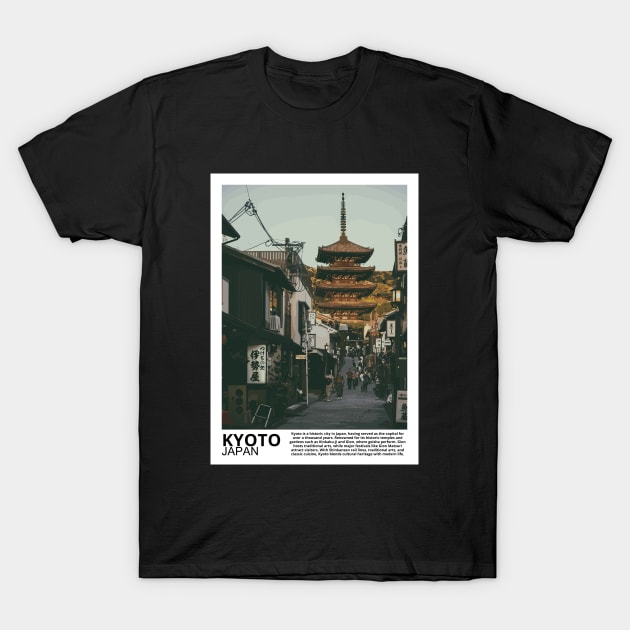 Kyoto Japan T-Shirt by Raniazo Fitriuro